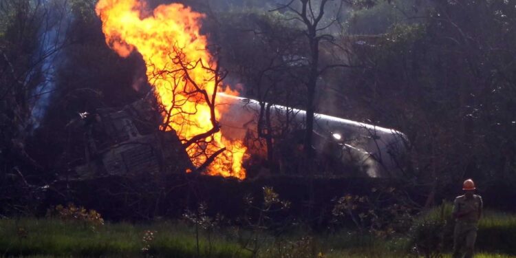 Two burnt alive, many injured after blast in LPG tanker in Punjab