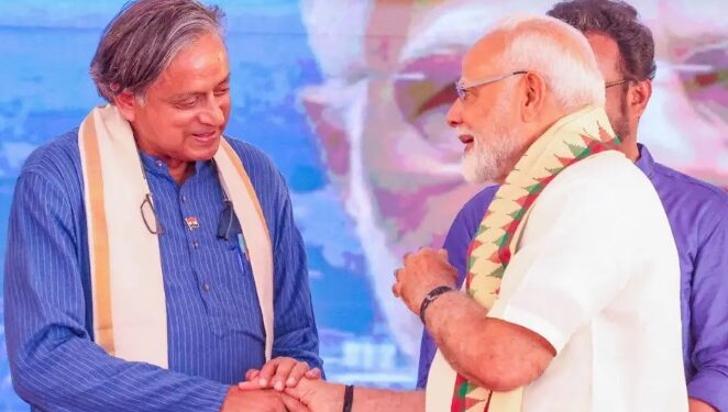 Shashi Tharoor supports PM Modi