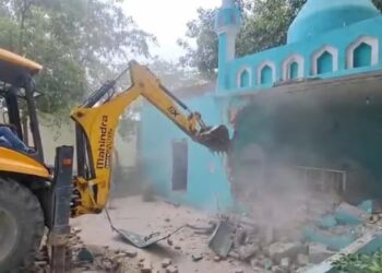 बुलडोजर एक्शन मजार