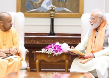 CM Yogi arrives to meet PM Modi