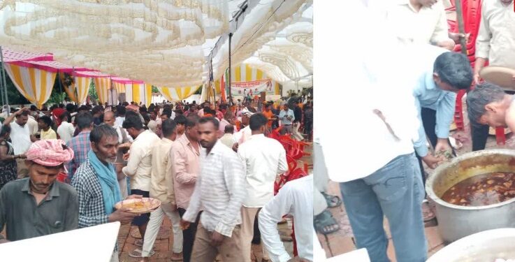 अयोध्या में कांग्रेस का मछली भोज