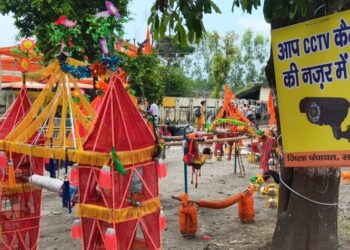 कांवड़ियों के लिए बना हाईटेक शिविर