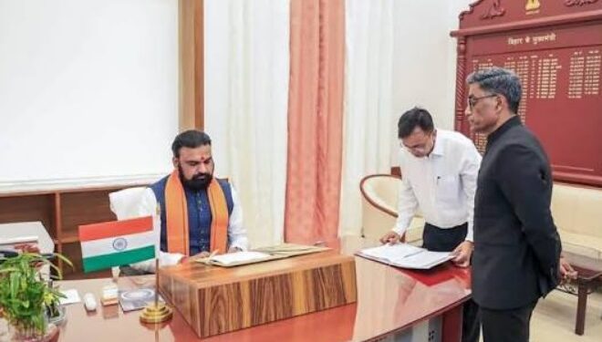 Chief Minister Samrat Chaudhary