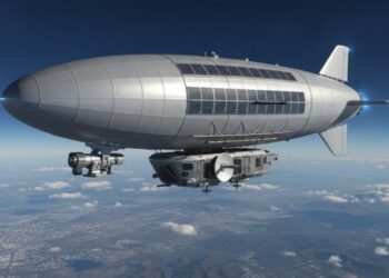 High-altitude airship