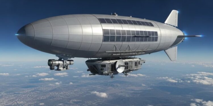 High-altitude airship